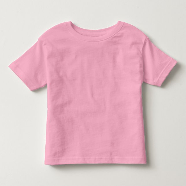 Camiseta Infantil Toddler Jersey T-shirt DIY adiciona uma citação da (Frente)