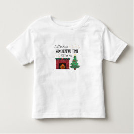 Camiseta Infantil Toddler Most Wonderful Time of Year Shirt