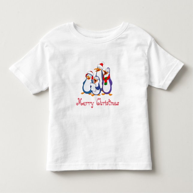 Camiseta Infantil Toddler Penguins (Frente)