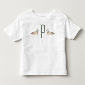 Camiseta Infantil Toddler Personalizou o Camisa-T do Pato-de-Mallard