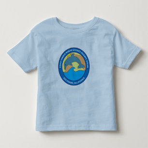 Camiseta Infantil Toddler Point Logotipo Elementar Fermin Azul Claro
