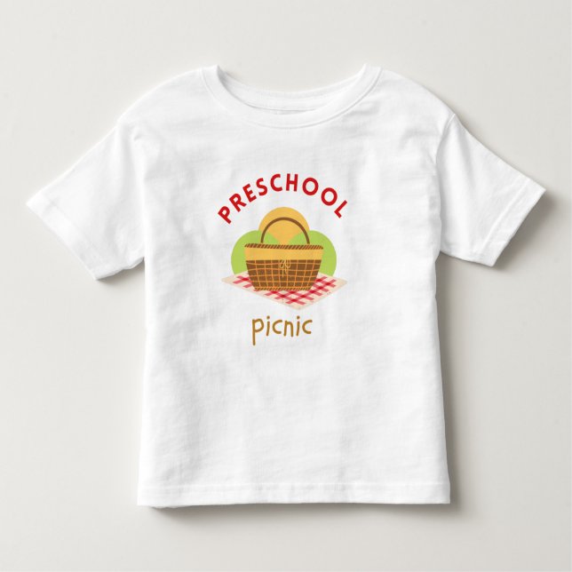 Camiseta Infantil Toddler Preschool Picnic T-shirt (Frente)