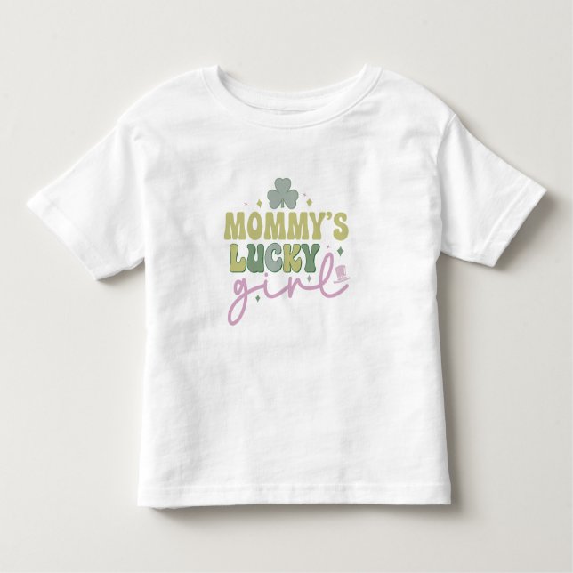 Camiseta Infantil Toddler Rua. Patrick T-shirt - "A Menina Sortuda d (Frente)