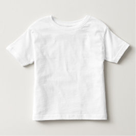 Camiseta Infantil Toddler Solid White Jersey T-Shirt