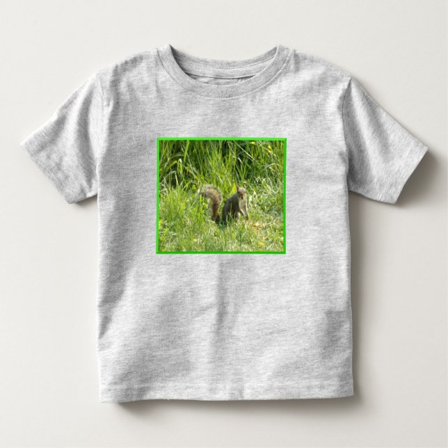 Camiseta Infantil Toddler Squirrel T-Shirt (Frente)