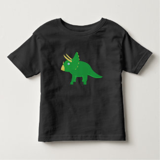 Camiseta Infantil Toddler T-Shirt com Tricerátops de desenho animado
