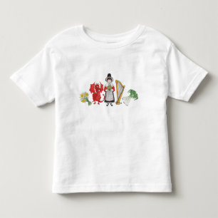 Camiseta Infantil Toddler T-shirt: Galês Daffodils Dragon Leeks Har