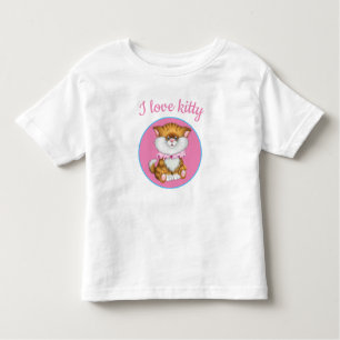 Camiseta Infantil Toddler T-Shirt-Gatinho
