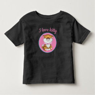 Camiseta Infantil Toddler T-Shirt-Gatinho