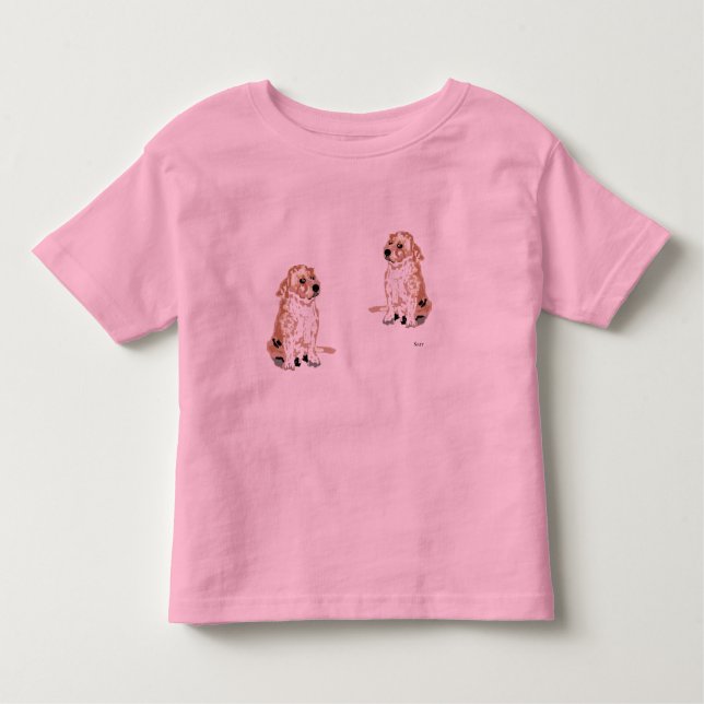 Camiseta Infantil Toddler T-Shirt : Labrador Retriever (Frente)