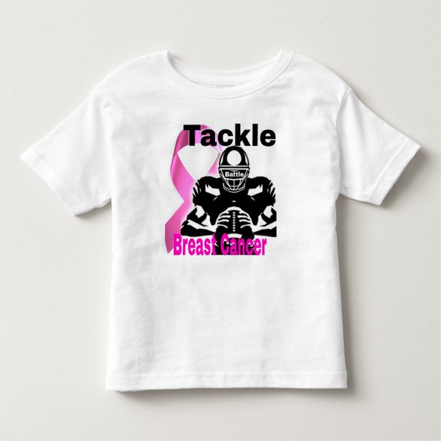 Camiseta Infantil Toddler trava Cancer de mama (Frente)