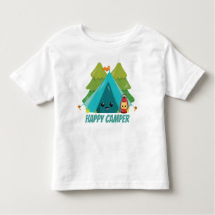 Camiseta Infantil Toddler unisex camper feliz t-shirt