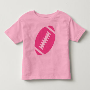 Camiseta Infantil TODDLL DE FUTEBOL rosa   Futebol de frente rosa