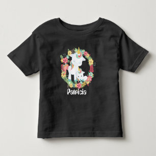 Camiseta Infantil Todler garotas de unicórnio bonitinho Fantasy Hood