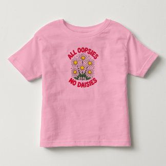 Camiseta Infantil Todos Oopsies Sem Daisies Engraçado