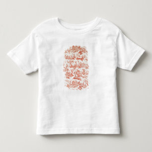 Camiseta Infantil Toile de Jouy, ilustrando os processos de manuf