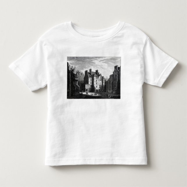 Camiseta Infantil Tolbooth velho, Edimburgo (Frente)