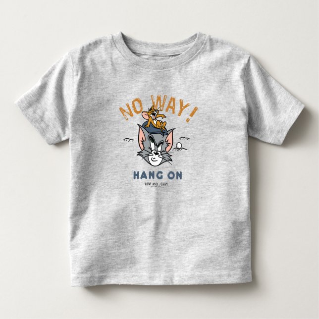 Camiseta Infantil Tom & Jerry Golfing "De Maneira Nenhuma" (Frente)