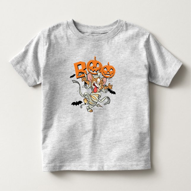 Camiseta Infantil Tom & Jerry | Jerry é tão assustador (Frente)