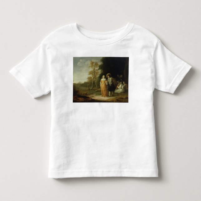 Camiseta Infantil Tomando um stroll (Frente)