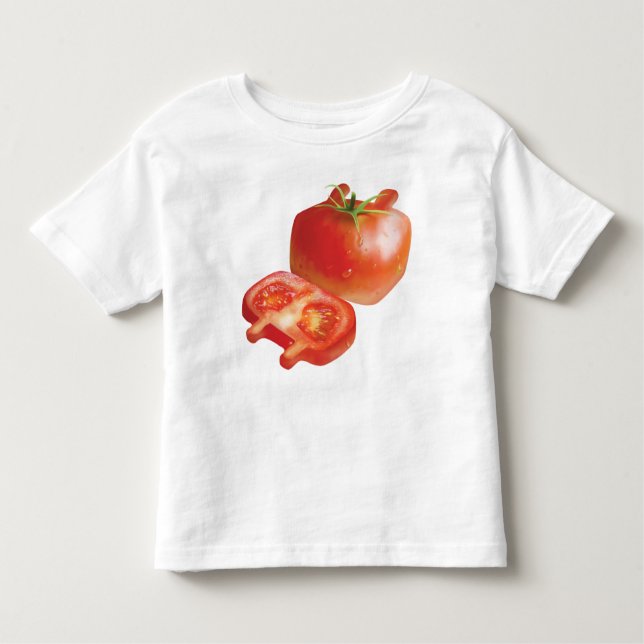 Camiseta Infantil Tomate fresco (Frente)