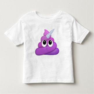 Camiseta Infantil Tombadilho pequeno especial Emoji do unicórnio