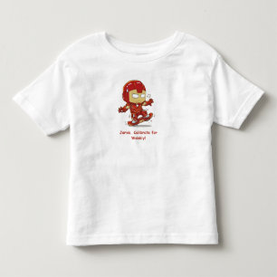 Camiseta Infantil Tony Stark Patinador Tolo - Calibrar Para Balancea