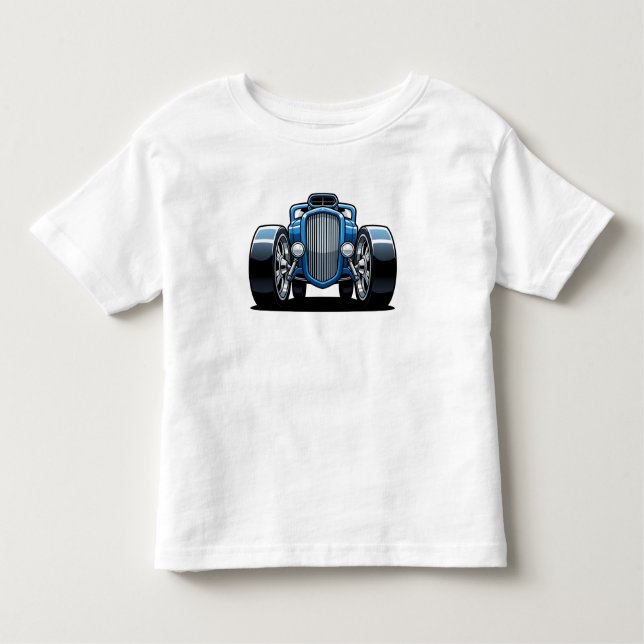 Camiseta Infantil Toon Hotrod Art (Frente)