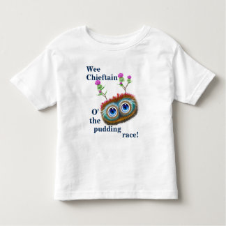 Camiseta Infantil Toots escoceses Haggis das buzinas. Comandante
