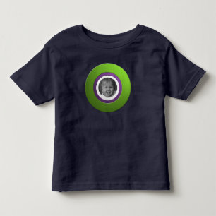 Camiseta Infantil Toque verde pessoal com foto personalizada