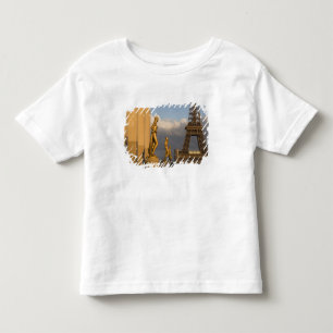 Camiseta Infantil Torre Eiffel do Palais de Chaillot, Paris,