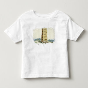 Camiseta Infantil Torre móvel, projetada após a torre de Caesar em