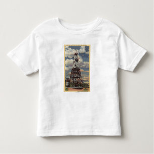 Camiseta Infantil Torre principal, planta de mistura, represa de