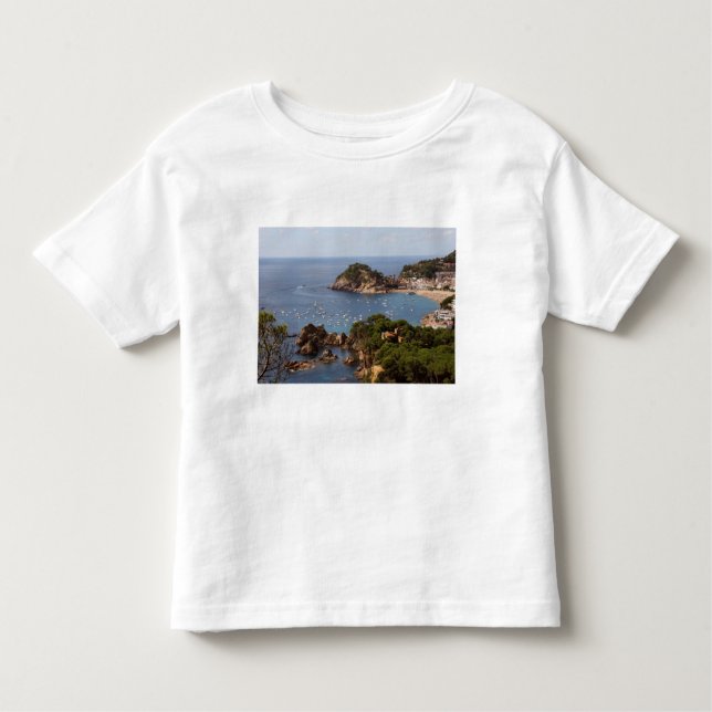 Camiseta Infantil TOSSA DE MAR. Cidade localizada na Costa Brava. (Frente)