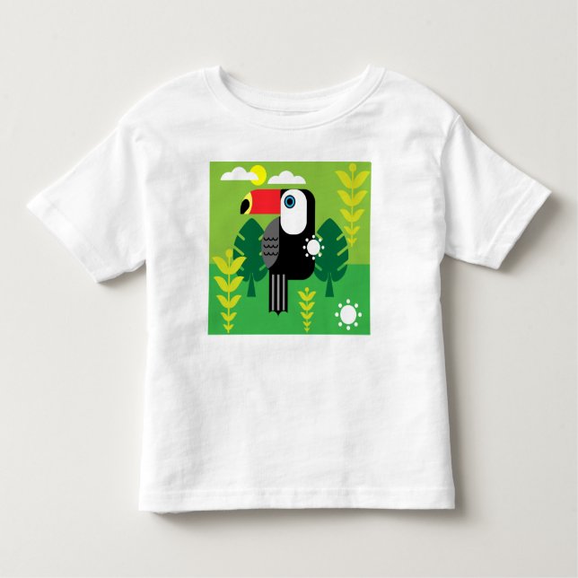 Camiseta Infantil Toucan Tropical Bird (Frente)