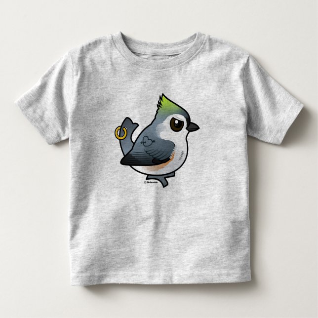 Camiseta Infantil Tough Titmouse (Frente)