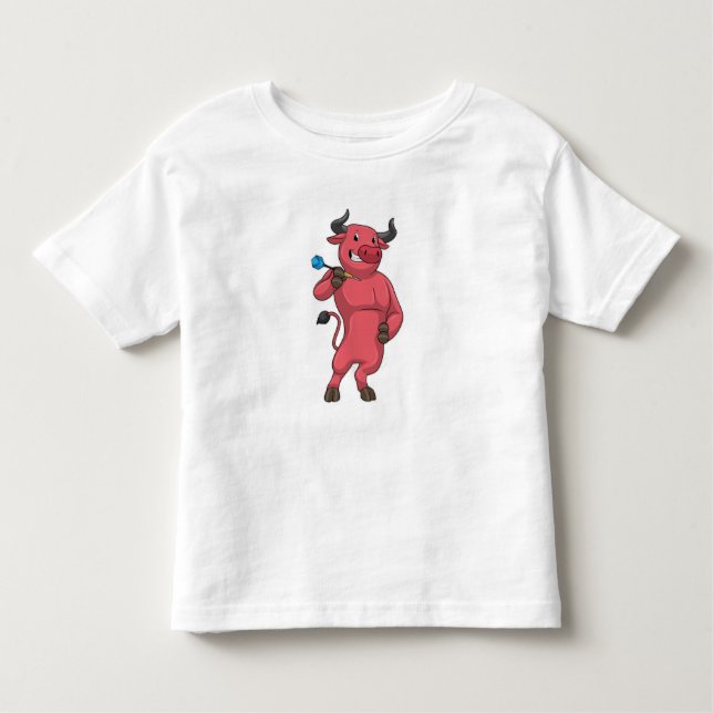 Camiseta Infantil Touro nas Trevas com Dart (Frente)