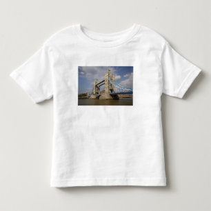Camiseta Infantil Tower Bridge e Rio Tâmisa, Londres,