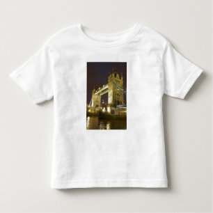 Camiseta Infantil Tower Bridge e River Thames no crepúsculo, Londres