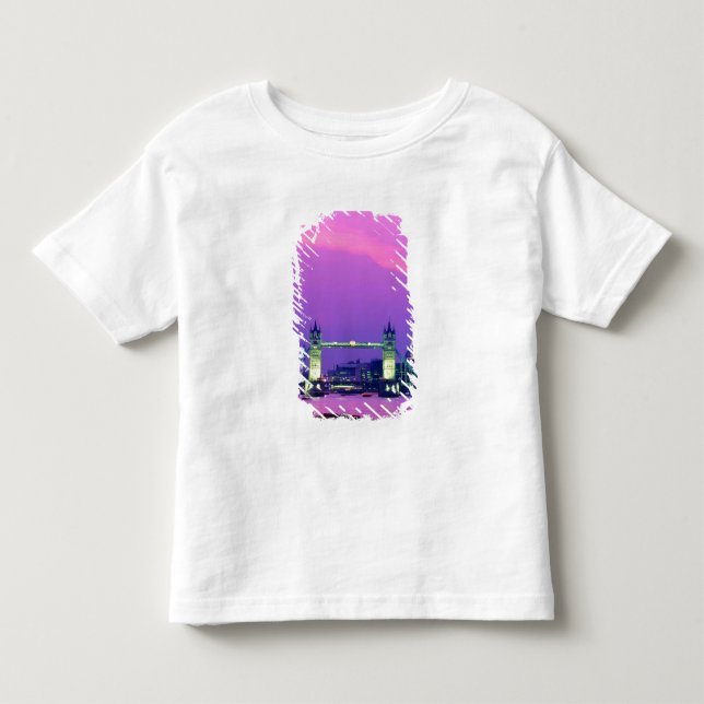Camiseta Infantil Tower Bridge, Londres, Inglaterra 2 (Frente)