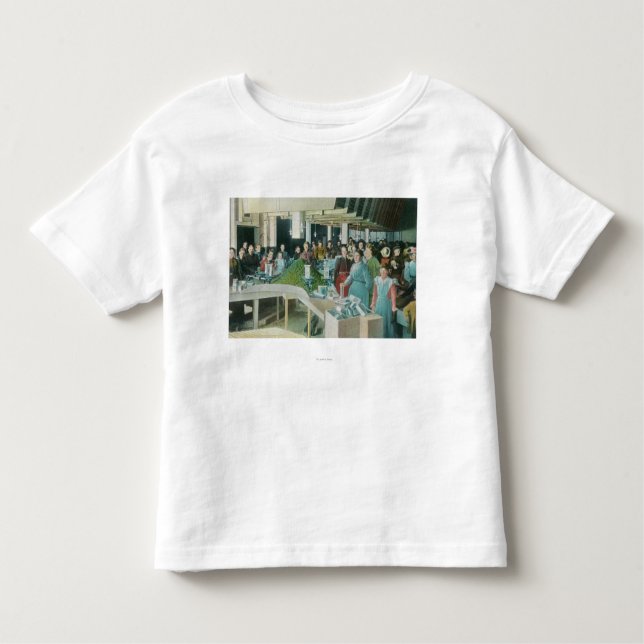 Camiseta Infantil Trabalhadores que embalam passas semeadas na (Frente)