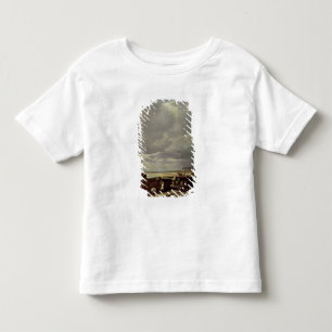Camiseta Infantil Trabalho de construção em uma linha Railway, 187
