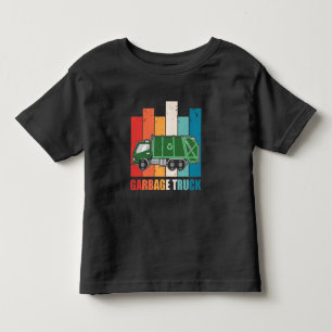 Camiseta Infantil Trabalho de Reciclagem de Lixo de Caminhão de Lix