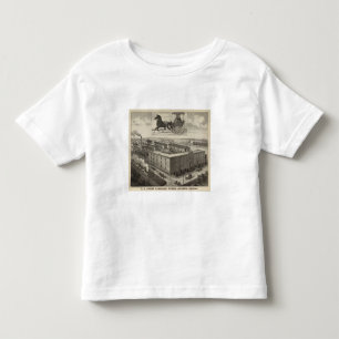 Camiseta Infantil Trabalhos de carruagem da libra Johns, Abilene,