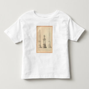 Camiseta Infantil Trabalhos do monumento do mármore e do granito de