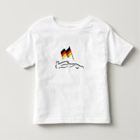 Traçado da linha do carro de corrida com bandeira