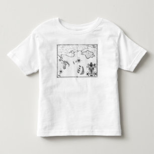 Camiseta Infantil Trace No.6 que mostra a rota da frota da armada