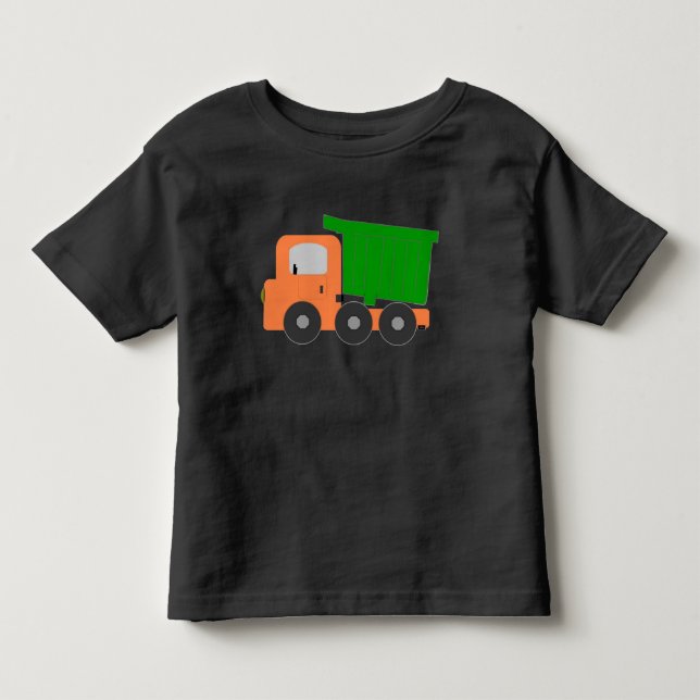 Camiseta Infantil Traço Laranja com Gráficos (Frente)