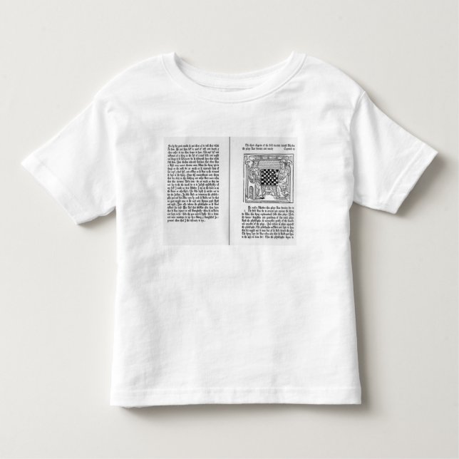 Camiseta Infantil Tradução inglesa 'de De Ludo Saccorum' (Frente)