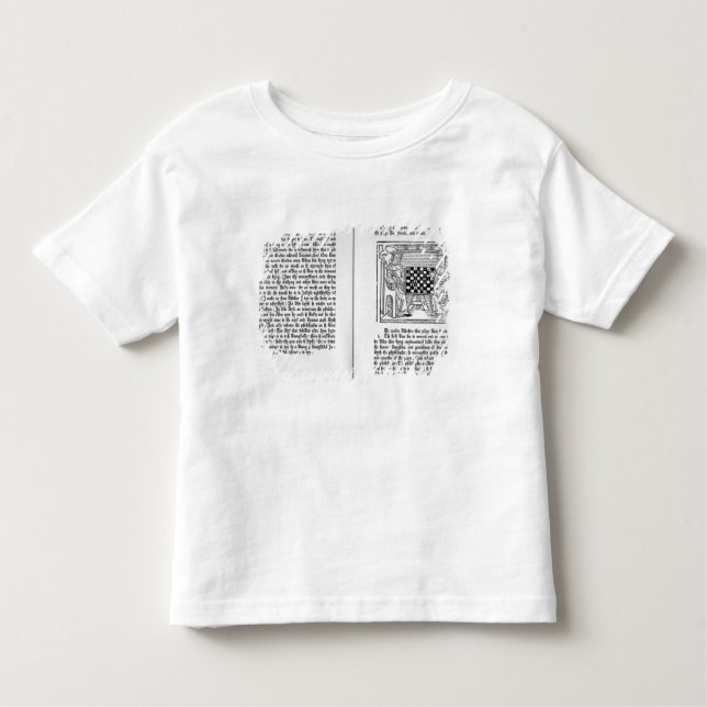 Camiseta Infantil Tradução inglesa 'de De Ludo Saccorum' (Frente)